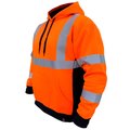 Safetyshirtz SS360 Basic Class 3 Hoodie, Safety Orange, XL 45120103XL